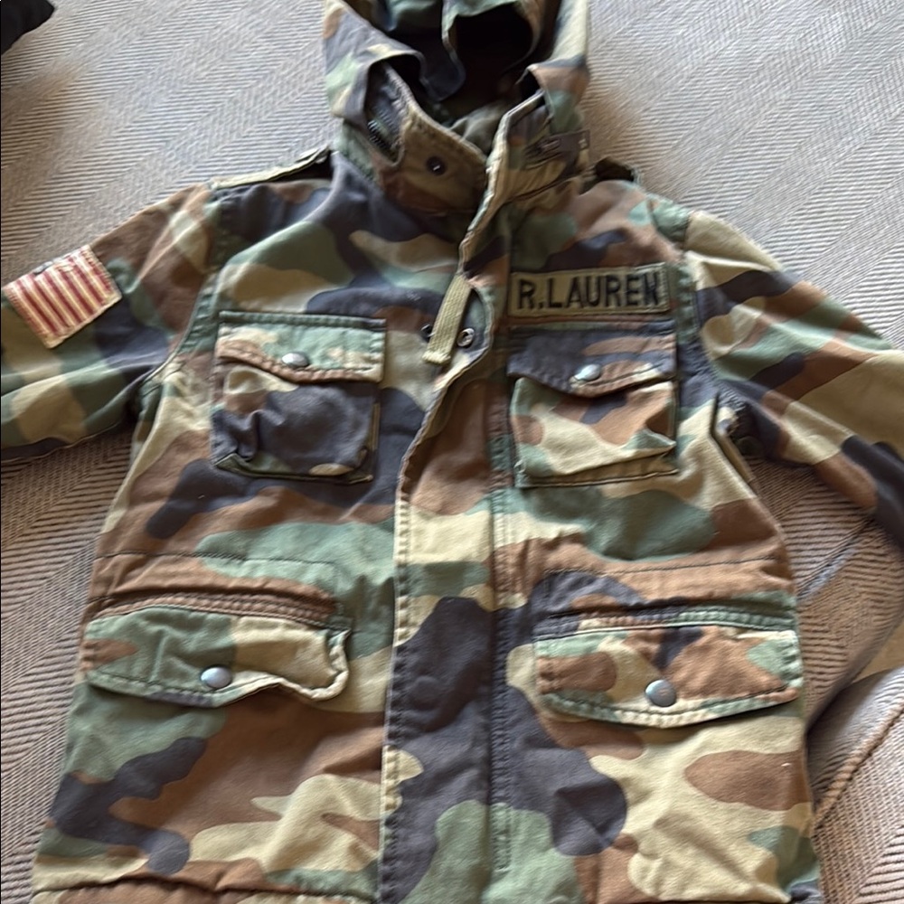 Ralph Lauren Kids Camouflage Jacket